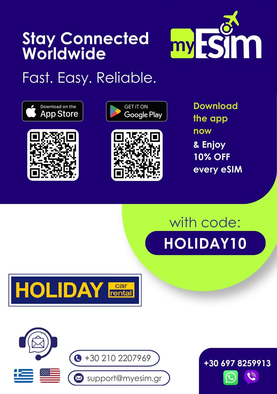 MyESIM — Stay connected worldwide. Download the app and enjoy 10% off every eSIM with code HOLIDAY10.