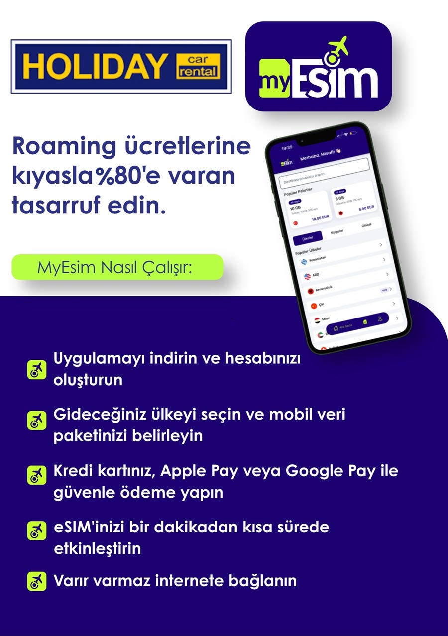 MyESIM ile kolayca başlayın